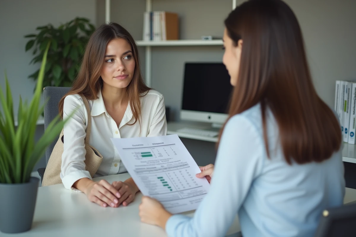 Jeune femme en rendez-vous avec un conseiller pour comprendre la prime d'activité et le nouveau SMIC 2026